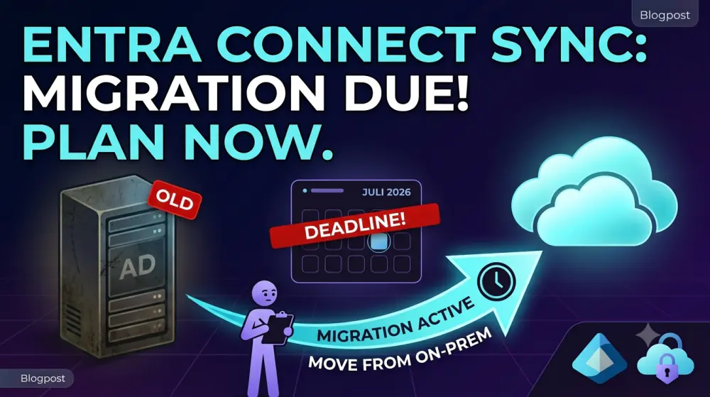 Cover — Your migration has been scheduled: Entra Connect sync gives way to cloud sync